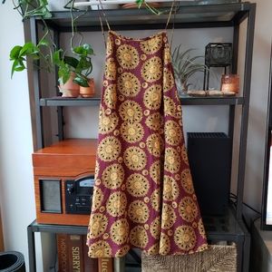 Boho Backless Skater Dress, Motel, Medium